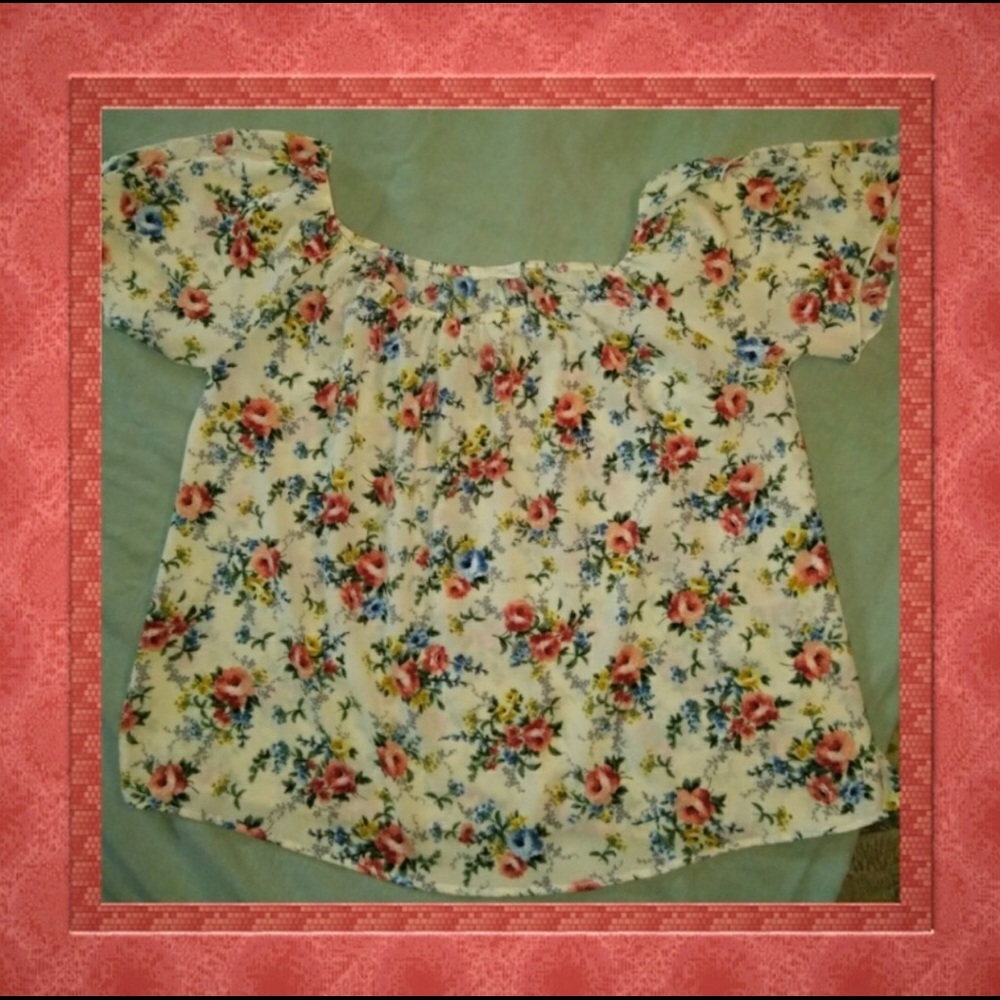 Flowery Blouse size L